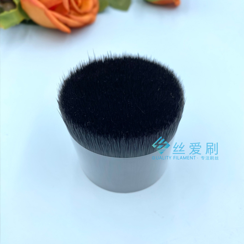 樂豐油畫筆刷黑色PBT圓形磨尖直絲0.10不掉色褪色毛峯柔軟易清洗
