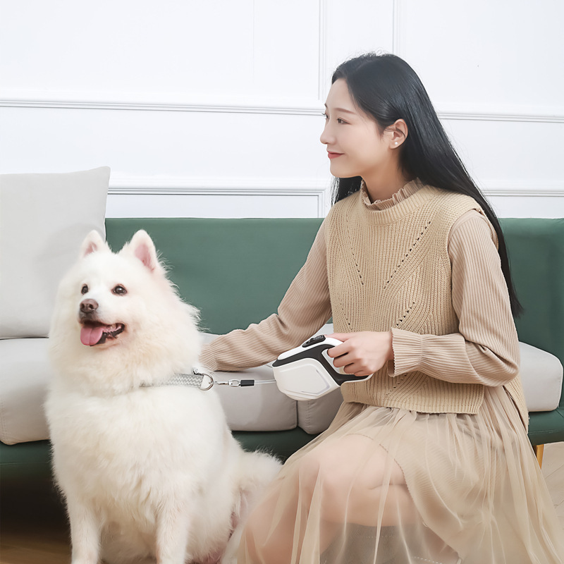 Hoa Kỳ sạc thú nuôi để dây thừng chó, phô trương ánh sáng năm mét tự động kéo sợi dây điện Amazon