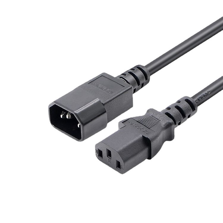 Đường dây điện Pdu C13-C14 Đường dây mở rộng máy chủ 3 lỗ 1.5C13 đến C14