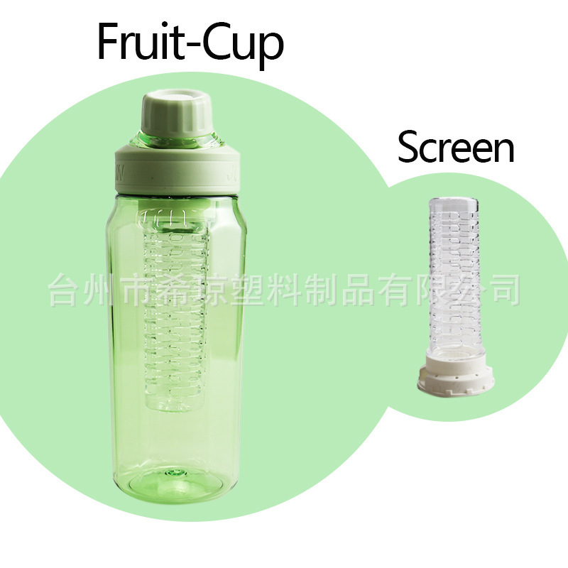 Cái ấm bằng nhựa lớn, chén thể thao, bộ lọc, cốc in tùy chỉnh.