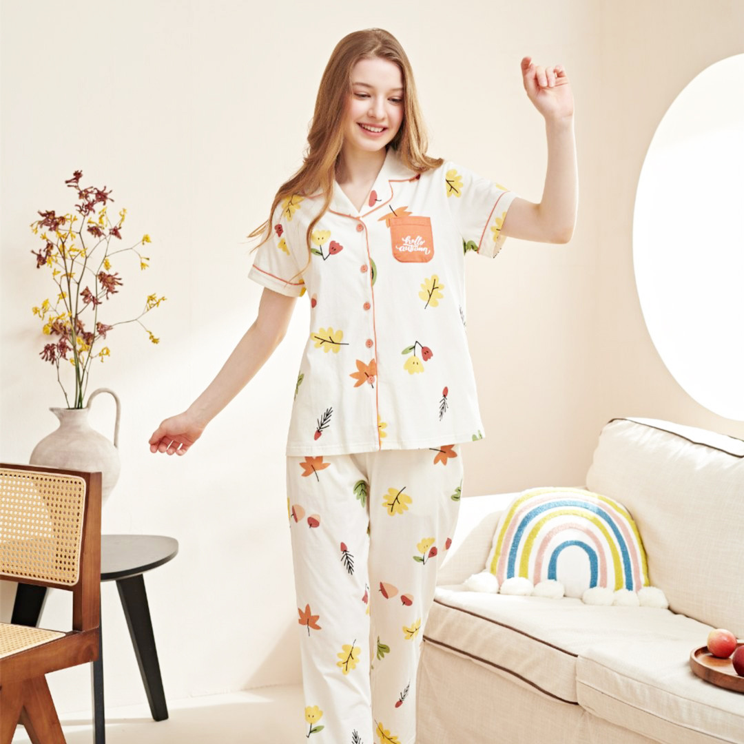 Quần ngắn len len mới mùa hè của Jima, quần áo pyjamas/ home