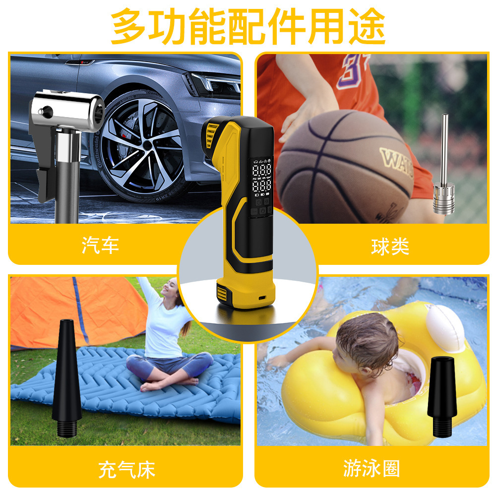 Bánh xe nhỏ có thể sử dụng lốp xăng bơm nhiên liệu tái nạp năng lượng tay cầm điện toán không dây nạp điện xe máy