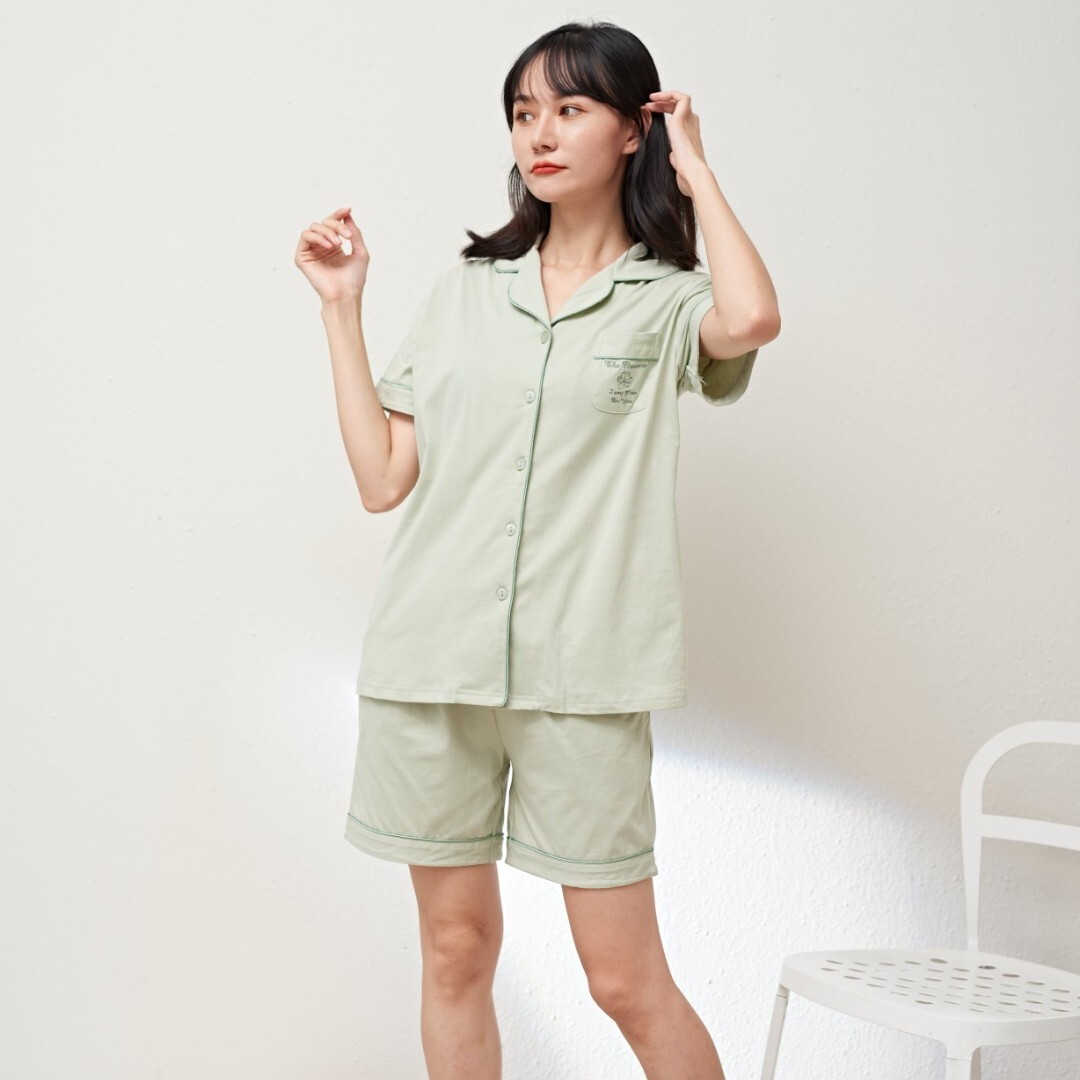 Cô Gemma Summer quần shorts, một bộ đồ ngủ ngắn, hơi thở, 2282.
