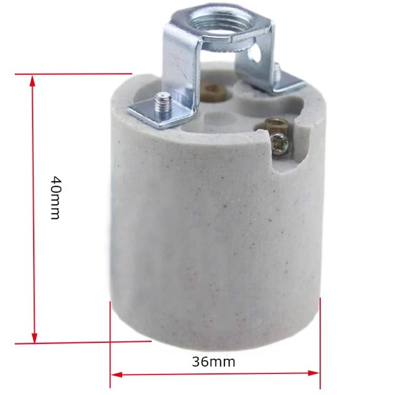 Con vít vít trung bình E26 E27 hỗ trợ bóng đèn nhiệt halogen