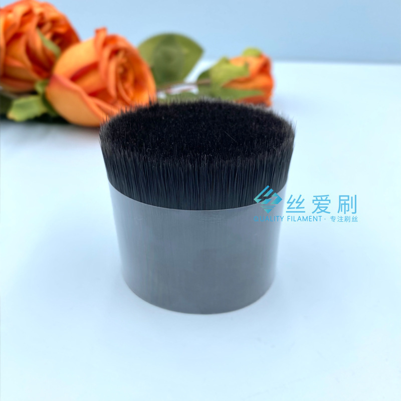 樂豐油畫筆刷黑色PBT圓形磨尖直絲0.10不掉色褪色毛峯柔軟易清洗