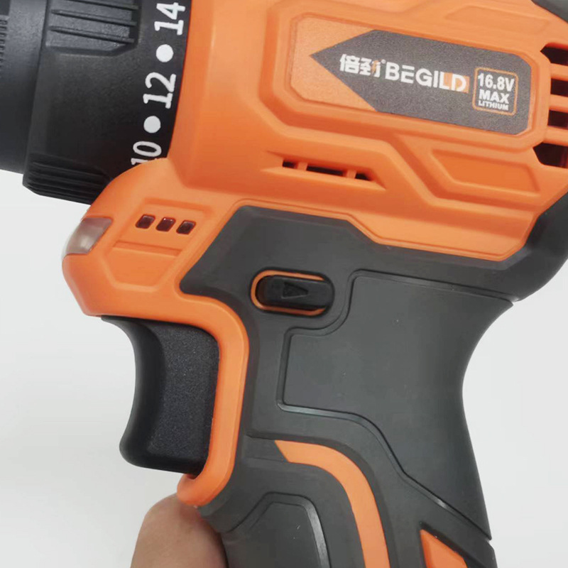 16.8V multi-purpose double-speed hand drill without a lithium charger.