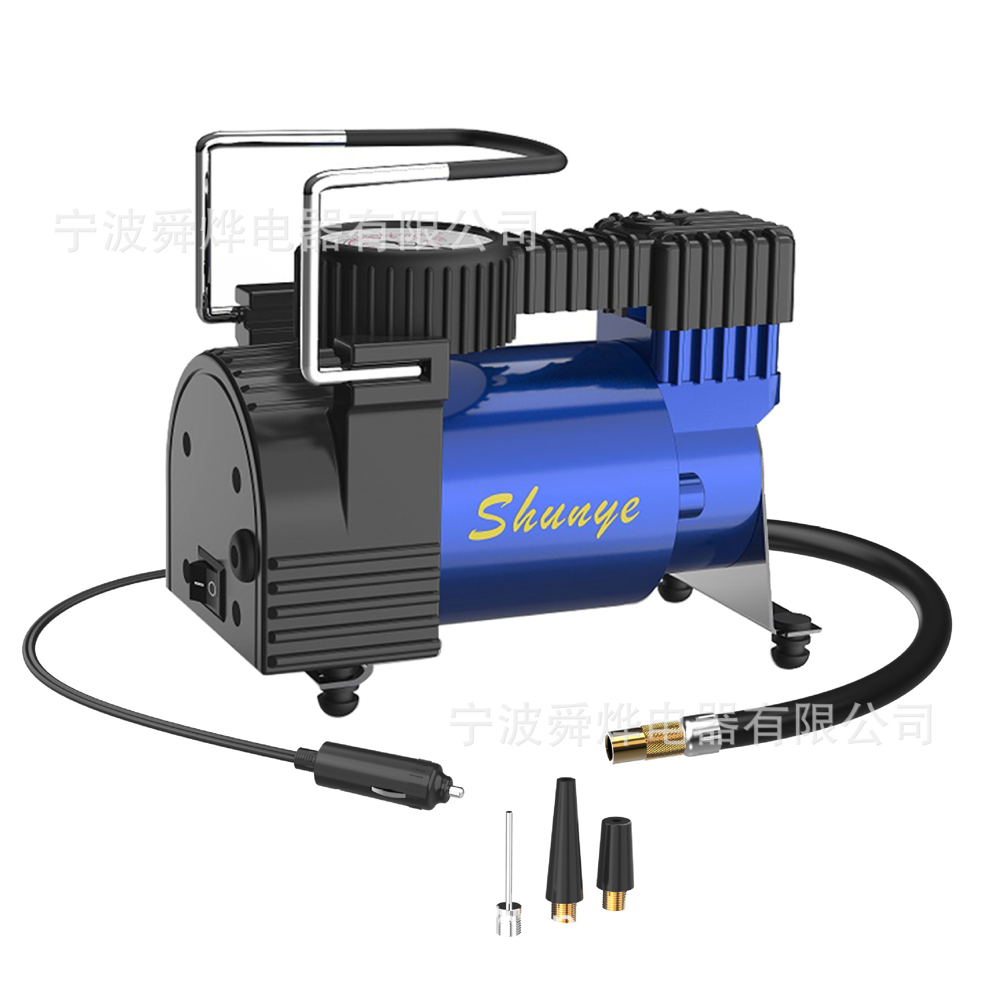 Máy bơm lốp xe di động 12V cổ điển