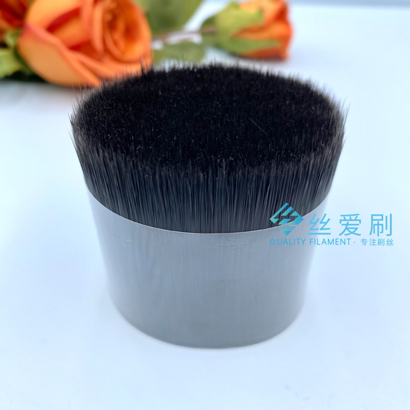 樂豐油畫筆刷黑色PBT圓形磨尖直絲0.10不掉色褪色毛峯柔軟易清洗