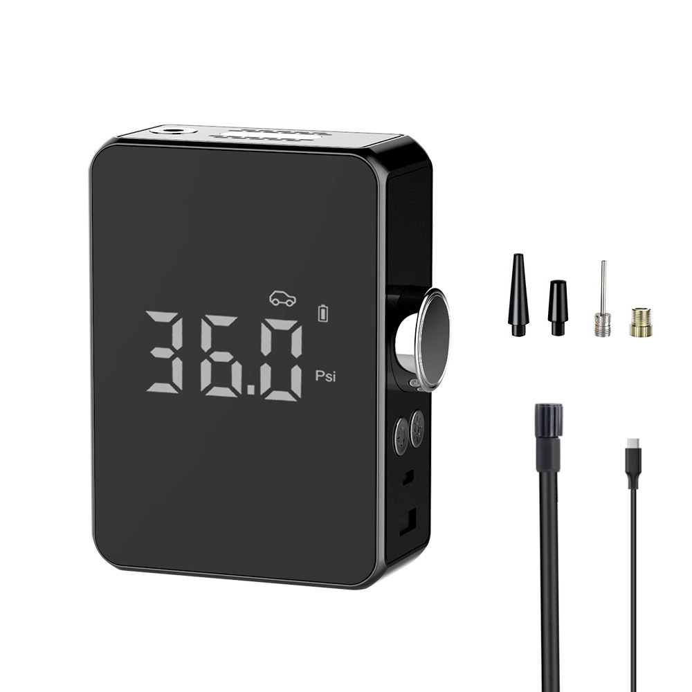 Một chiếc xe chở hàng nhỏ xách tay nạp năng lượng điện trường hợp khẩn cấp... bơm lốp xe để kích hoạt máy bơm vô tuyến.