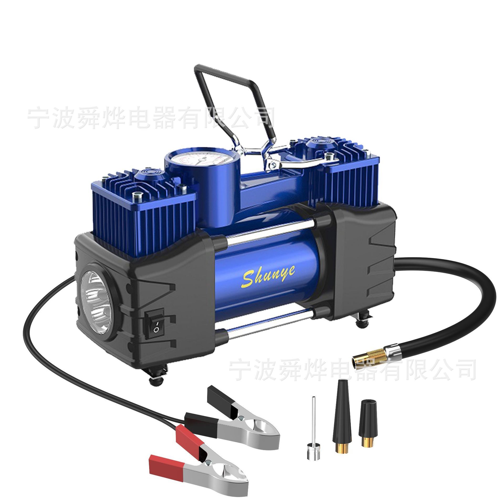 Bộ dụng cụ bơm hơi đa phương tiện vận chuyển bằng xe hơi 12V