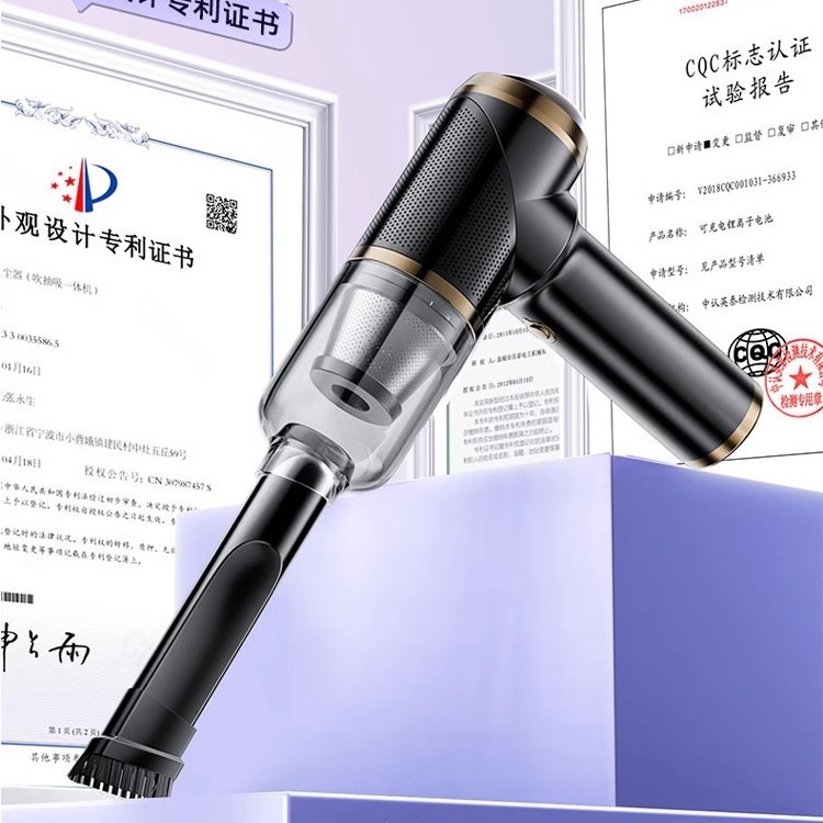Năng lượng nhỏ, chưa được sử dụng của một máy hút bụi phương tiện với một máy sạc nội địa, máy sạc xách tay cầm tay