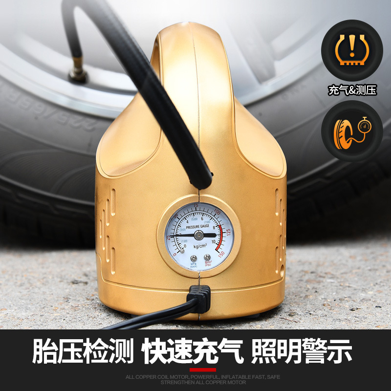 The new multipurpose four-to-one inflatable pump, portable tire pump, gas pump gift for a large power vehicle.