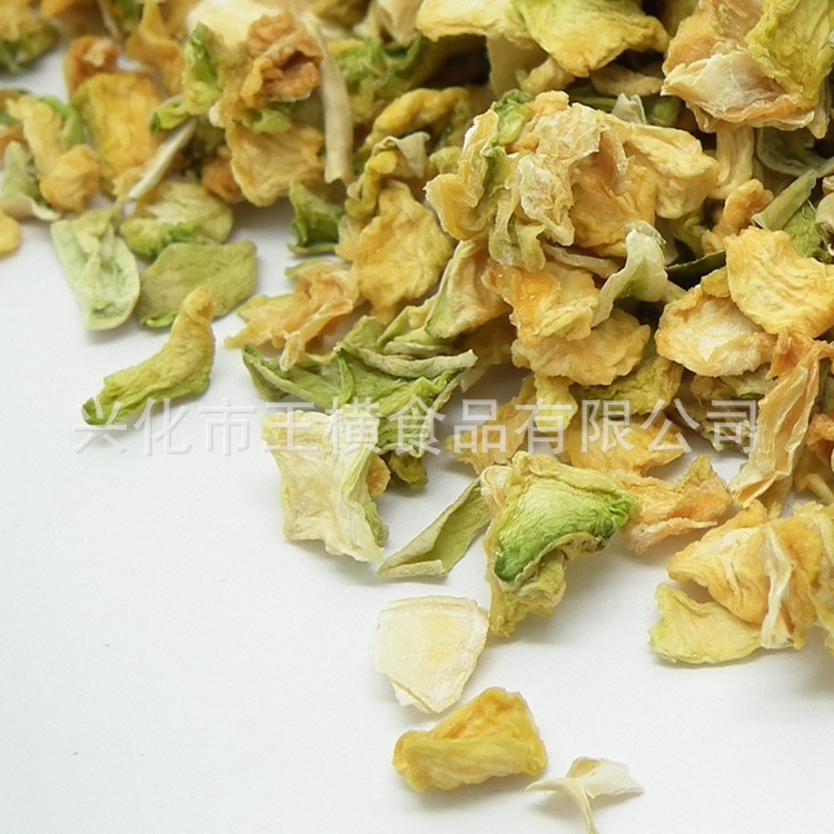 Wholesale of dehydrated vegetables, dehydrated edsorts, dice, corrugated melons, ready-to-eat vegetable vegetable packs