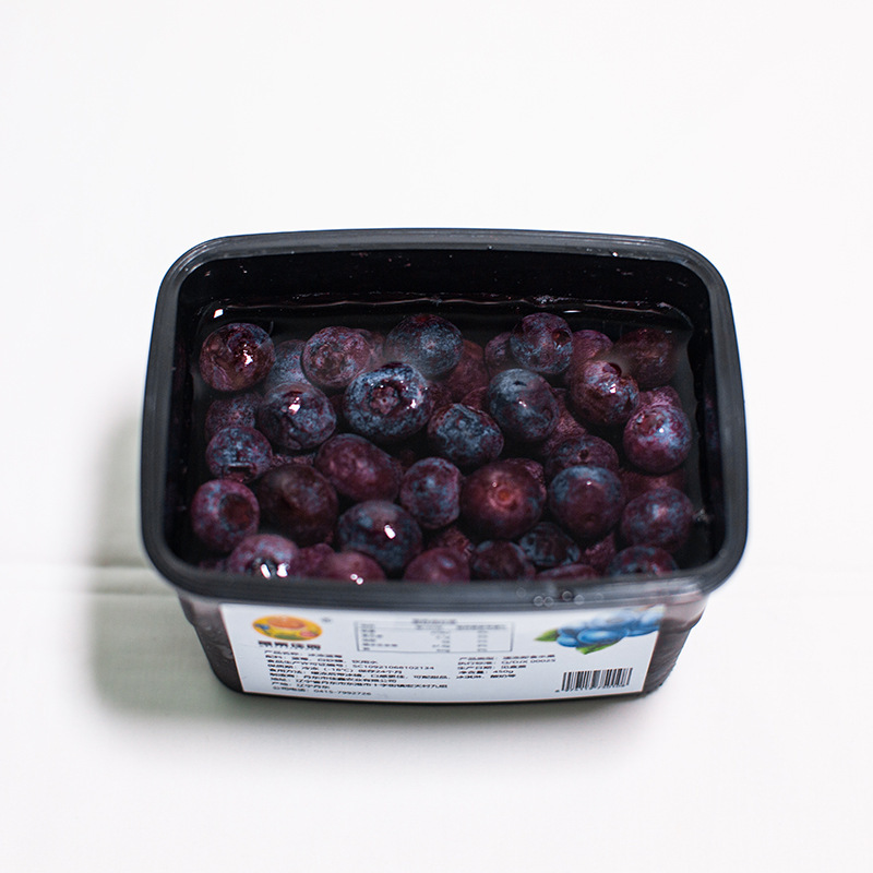 Blueberry factory supply, cold blueberry wholesale, fruit cans, frozen blueberry net red snacks.