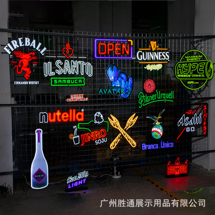 led, soft neon interior decorator, electrically bright neon lights