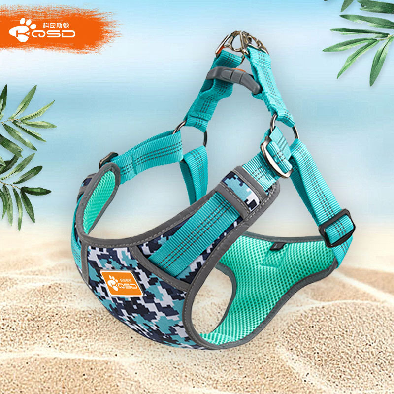 2023, cross-border Amazon pets, wear a fast-paced protection from a dog's chest belt.