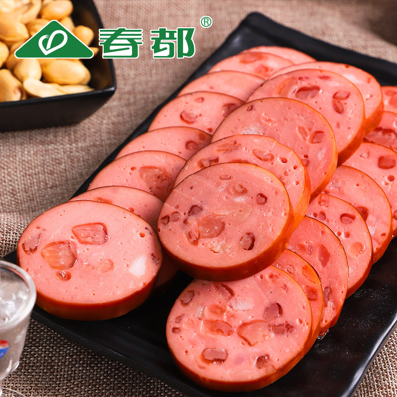 Spring elbow ham 260 g / a cuisine salami with veggies to facilitate the preparation of roasted sausages and wholesale ham sausages