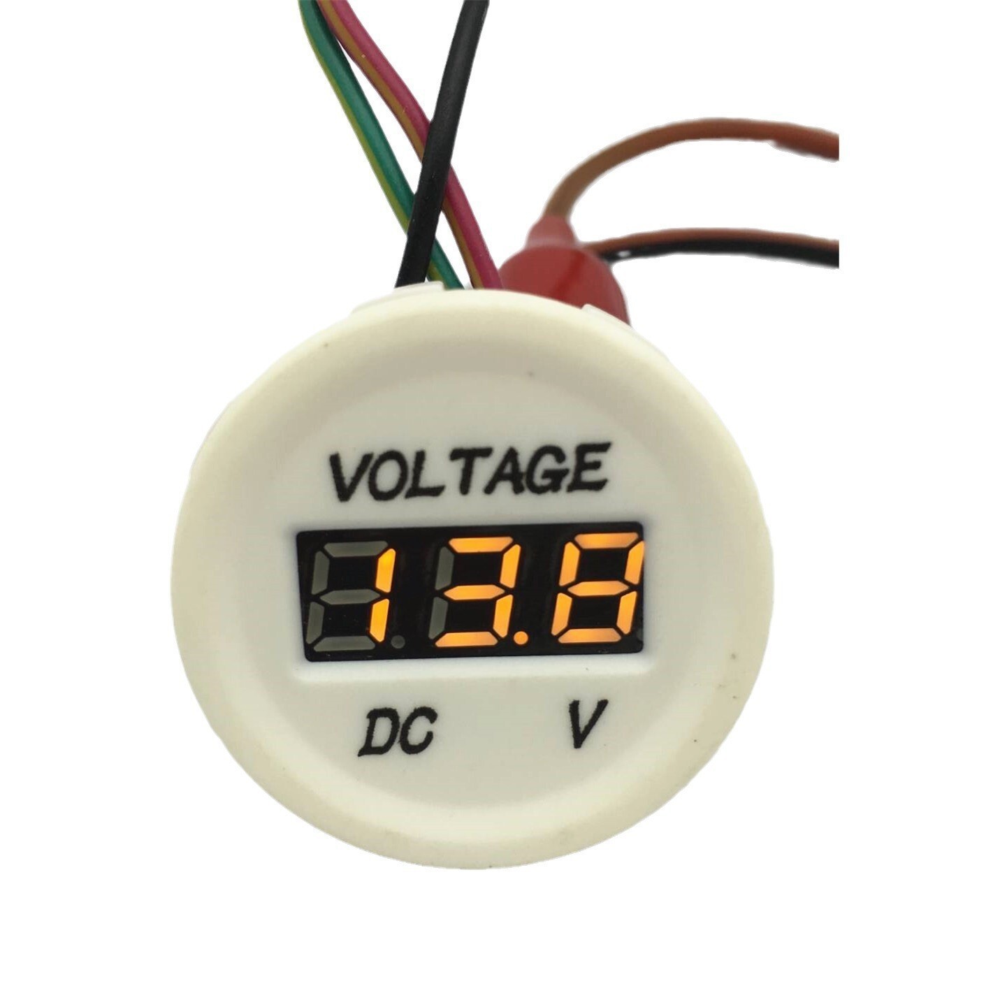 DC12- 24V Hiệu chỉnh điện thế vỏ màu trắng đo dòng điện tử tải điện áp số bảng