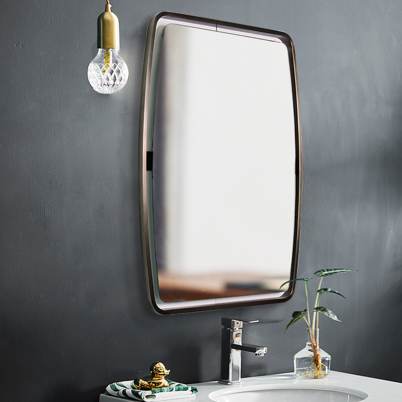 With a frame to customise the cam rectangular bathroom wall with a toilet dressing table