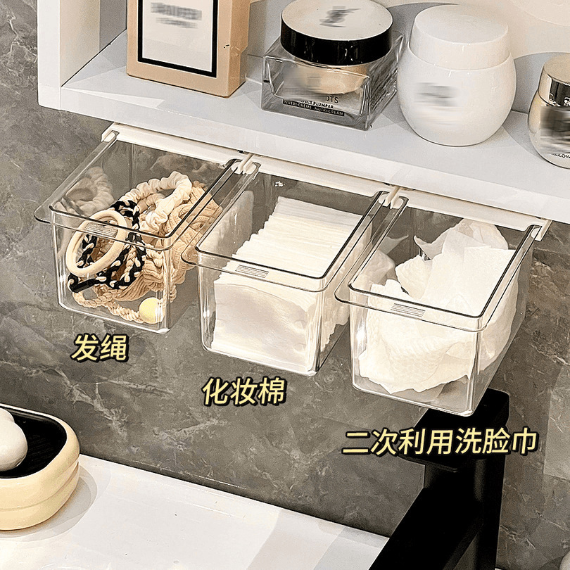 The mirror cabinet contains a transparent toilet-marked cotton-coated bathroom cabinet for household use.