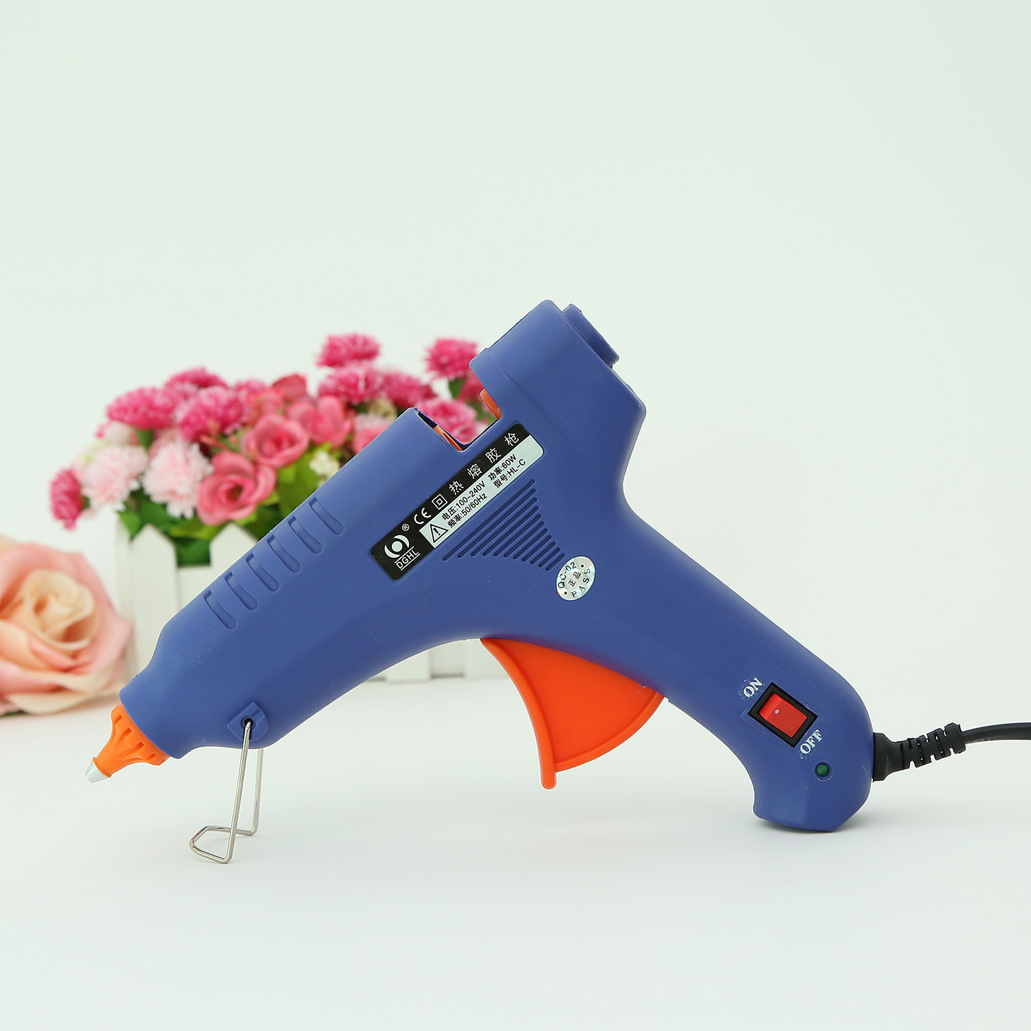 Hand-made DIY fittings for thermomelled rubber-guns industrial-grade glue-guns, 20W electromelted glue guns