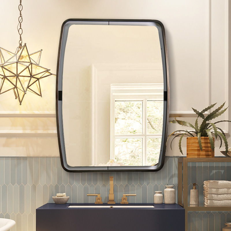 With a frame to customise the cam rectangular bathroom wall with a toilet dressing table