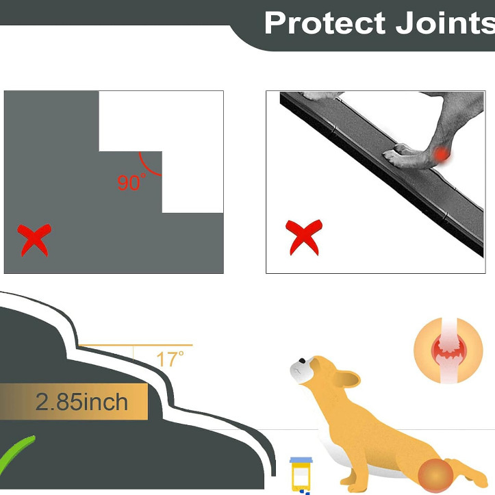 Cross-border pet stair doggy sofa to bed on the ramp.