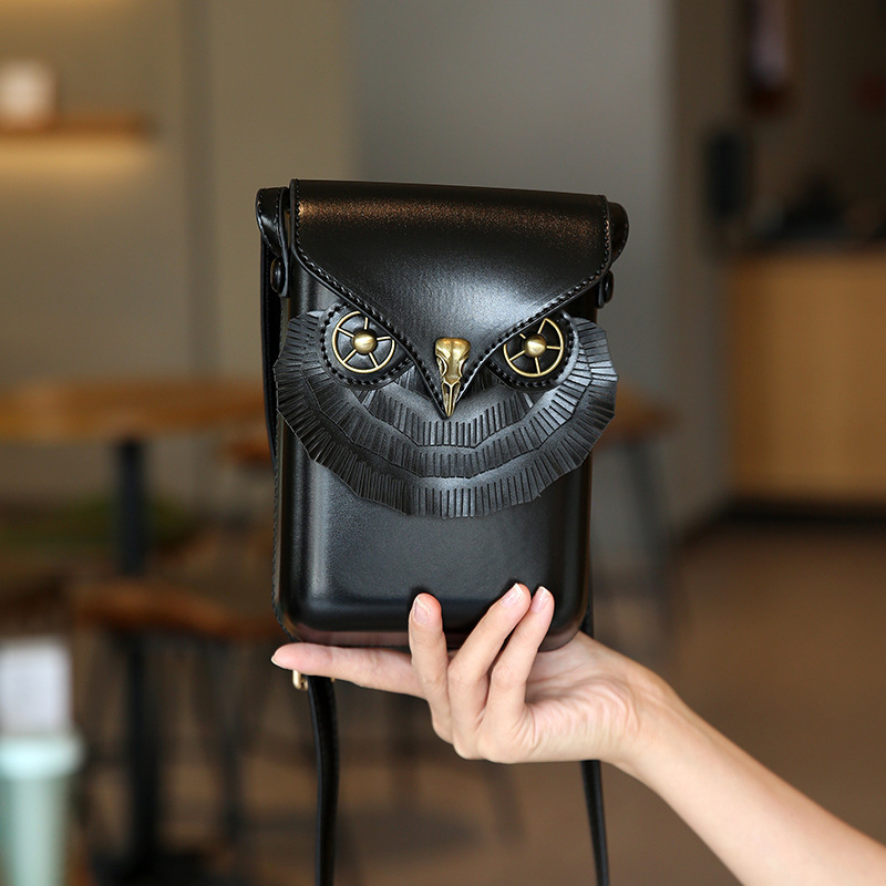 Processing custom-made new phone packs for a cute little owl.