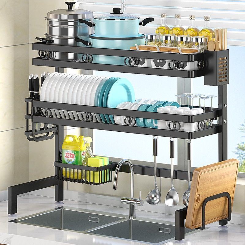 Nhà bếp rửa chén đứng cạnh nhà bếp với chức năng của Nado cho món ăn và tô hắc ín đứng