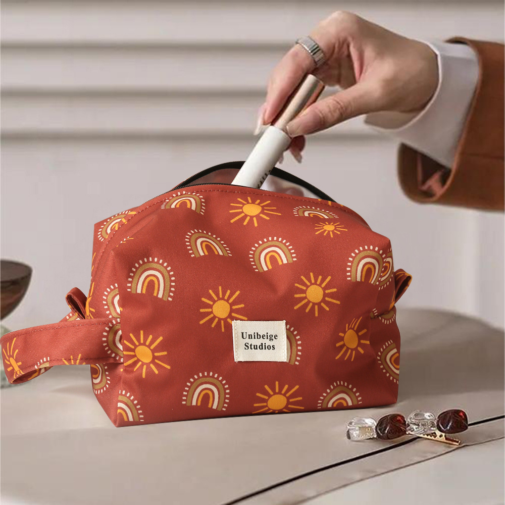 跨境現貨媽咪出行洗漱包三件套旅行收納包寶寶尿布收納袋wetbag