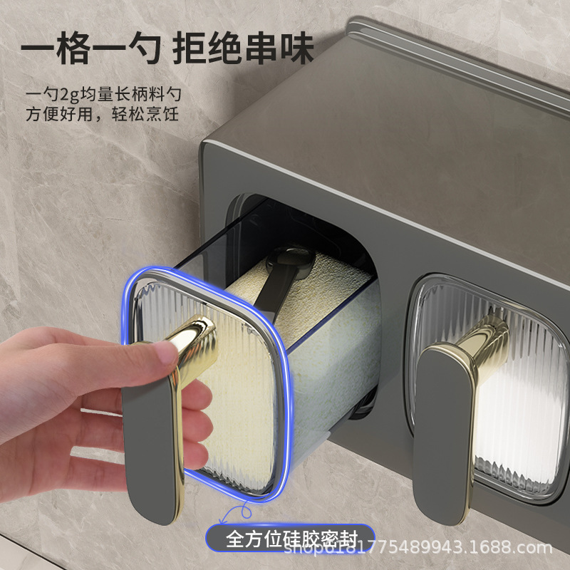 Nhà bếp bọc muối tiêu muối.