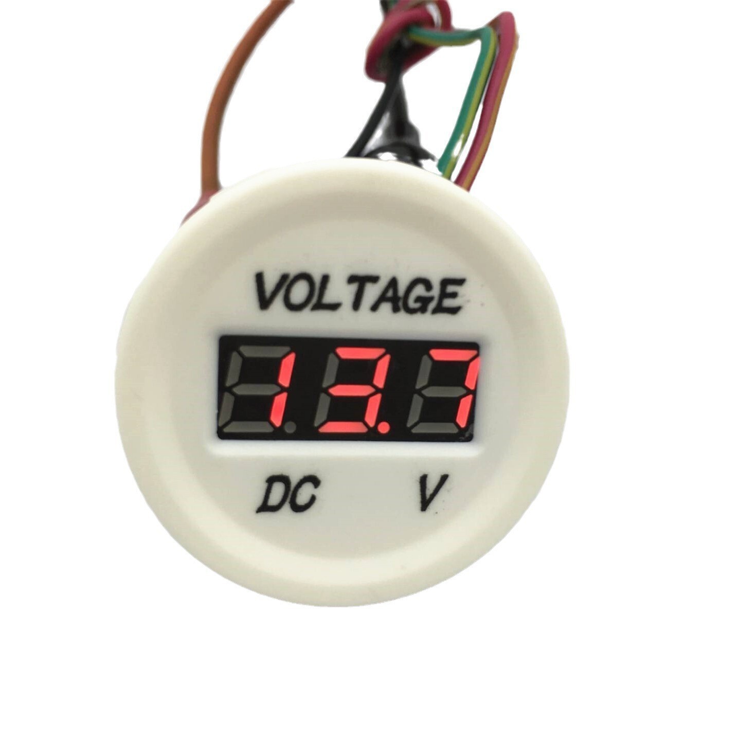 DC12- 24V Hiệu chỉnh điện thế vỏ màu trắng đo dòng điện tử tải điện áp số bảng
