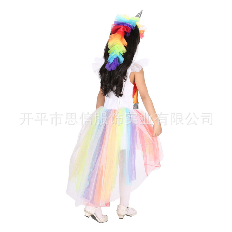 Amazon's hot-for-Hallow children's unicorn dress shows cos role costumes