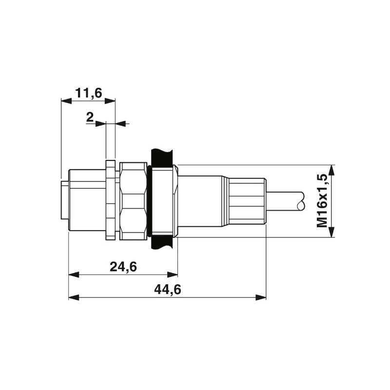 SPCCECC-M12FS-5CON-M16/0, 5-920-1525678.