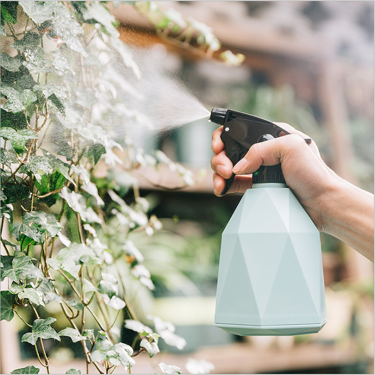 phun nước từ một bi-đông phun với một bình xịt thuốc xịt có mùi hôi