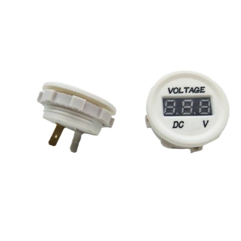 DC12- 24V Hiệu chỉnh điện thế vỏ màu trắng đo dòng điện tử tải điện áp số bảng