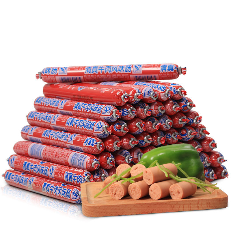 The whole box of 25 g of veal sausages in the spring.