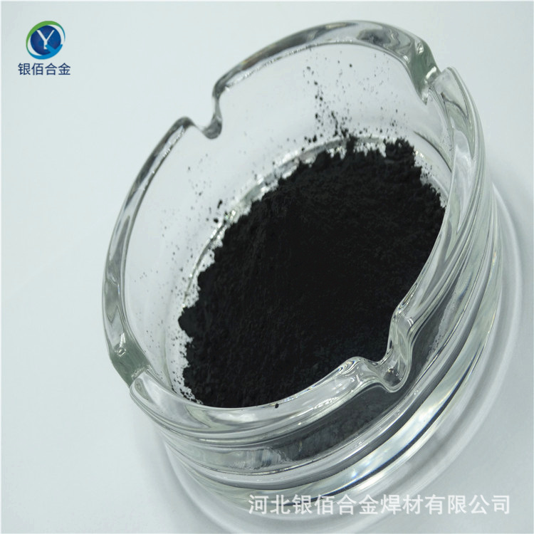 Black and non-formal, titanium carbon powder, used as metal ceramics for cutting.