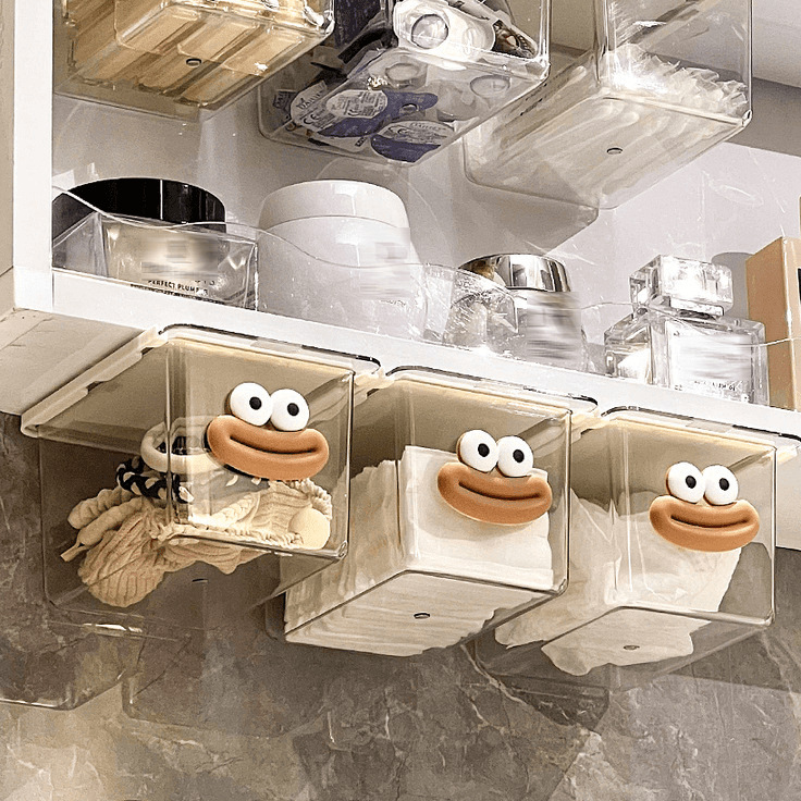 The mirror cabinet contains a transparent toilet-marked cotton-coated bathroom cabinet for household use.