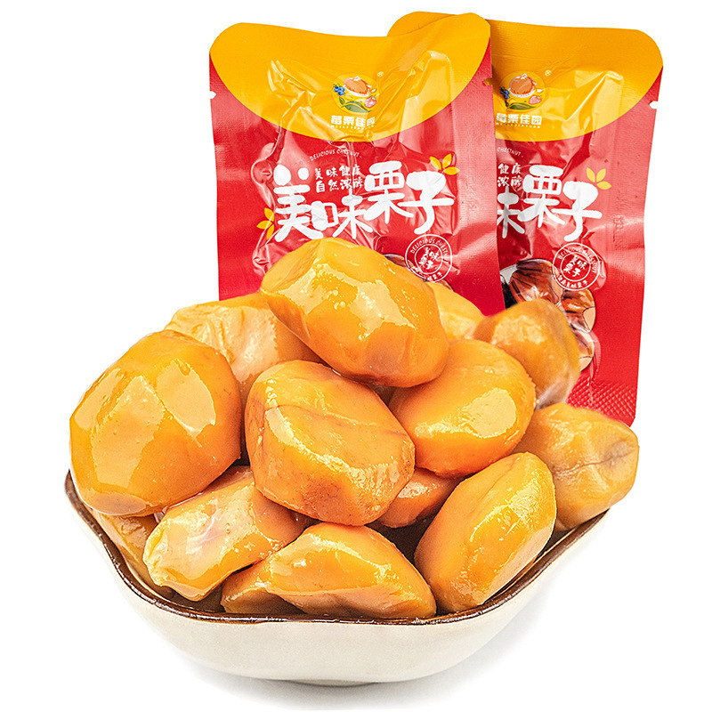 Dantont Chestnuts 500g open a bag of emptiness packs.