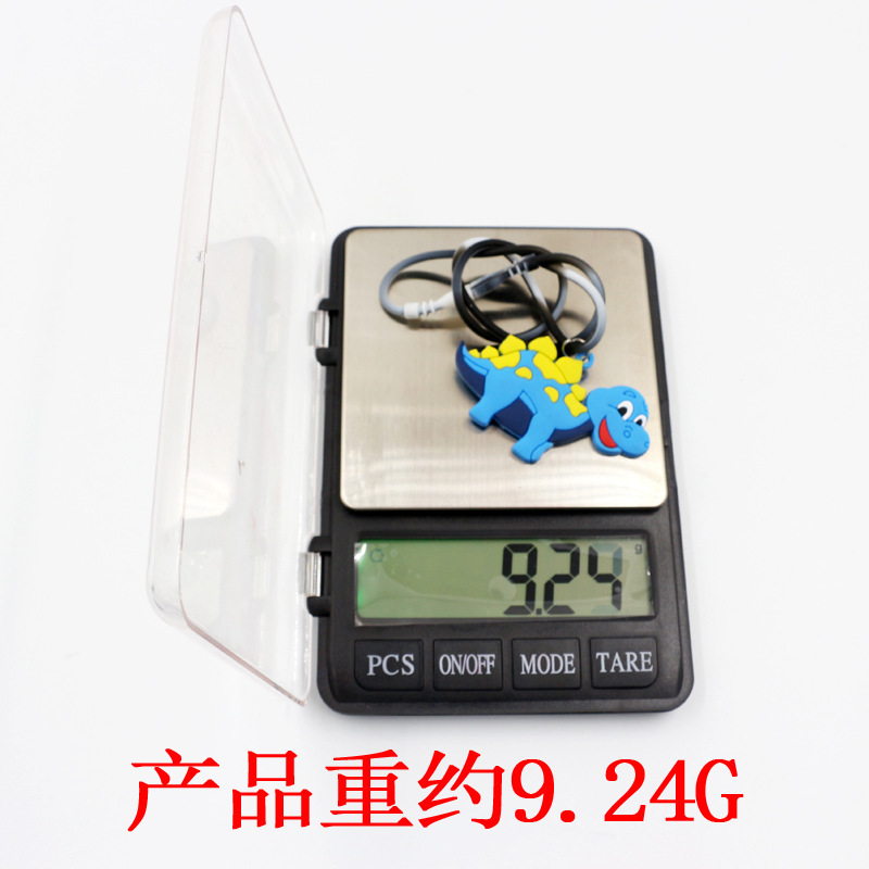 新款跨境亚马逊欧美儿童配饰硅胶礼品PVC饰品恐龙项链批发直销