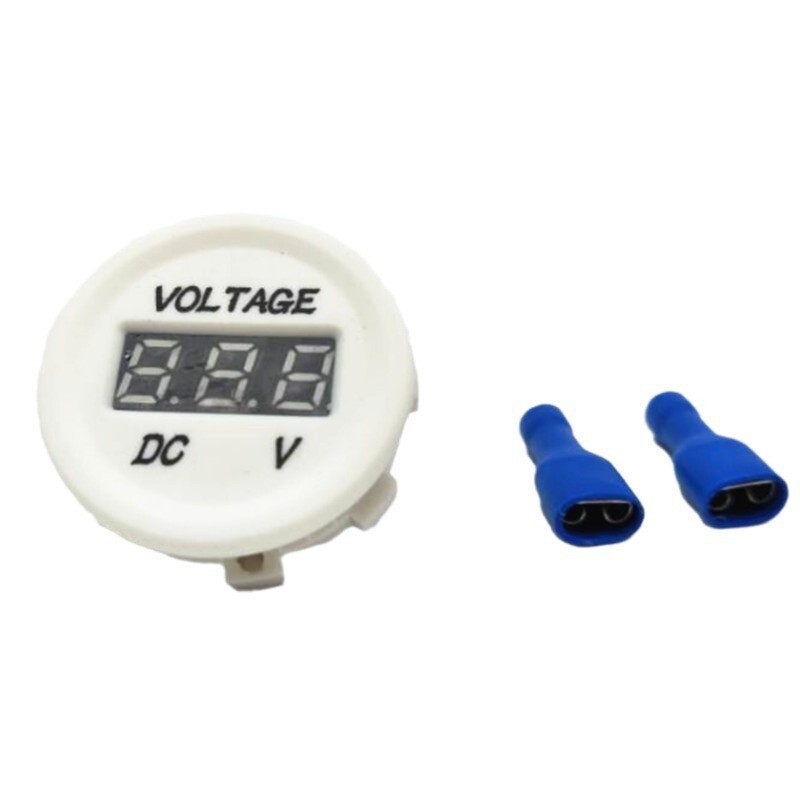 DC12- 24V Hiệu chỉnh điện thế vỏ màu trắng đo dòng điện tử tải điện áp số bảng