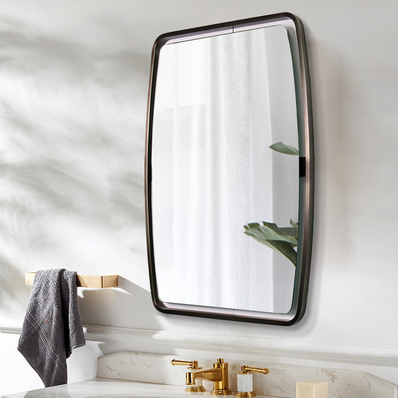 With a frame to customise the cam rectangular bathroom wall with a toilet dressing table