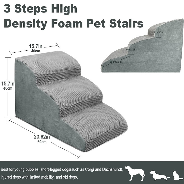 Cross-border pet stair doggy sofa to bed on the ramp.