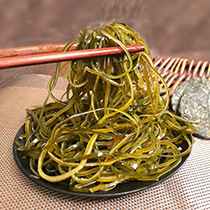 Compressed sea laces, compacted sea laces, compressed sea laces, compressed sea laces, compressed sea laces, tan strips.
