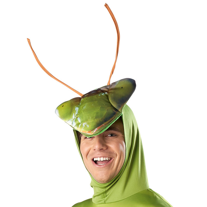 A new Halloween adult Mantis costume, a cosplay-playing male stage party costume.