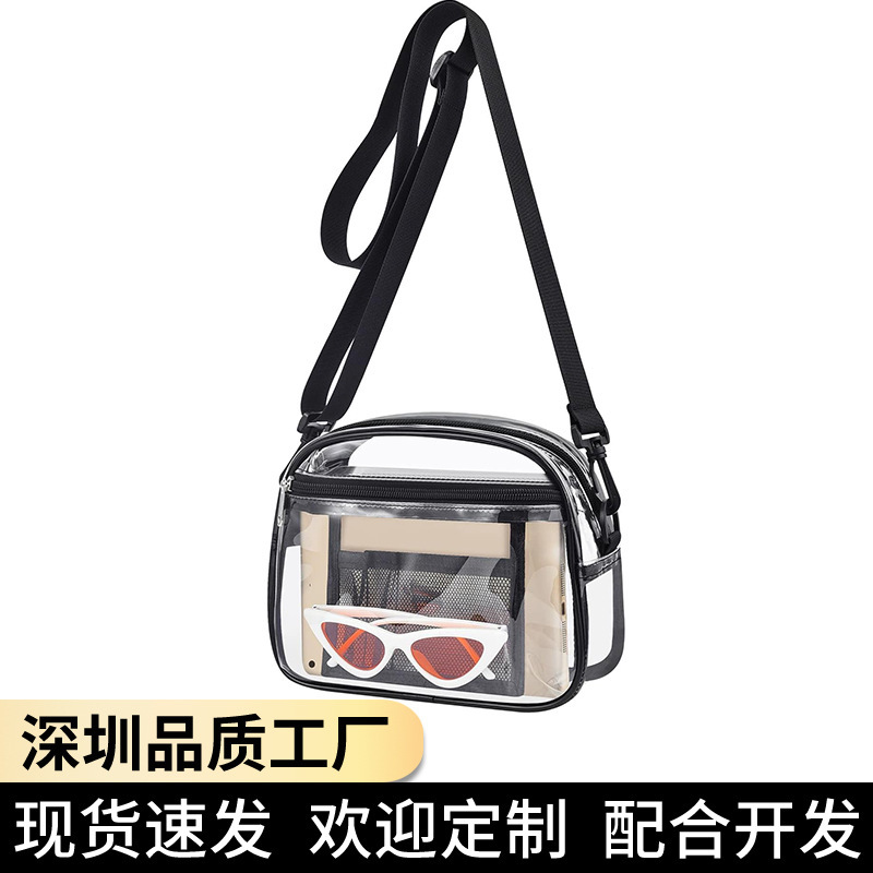 The cross-border hot-sale lady's single-slashed PVC-protected-bag beach trip is screened.