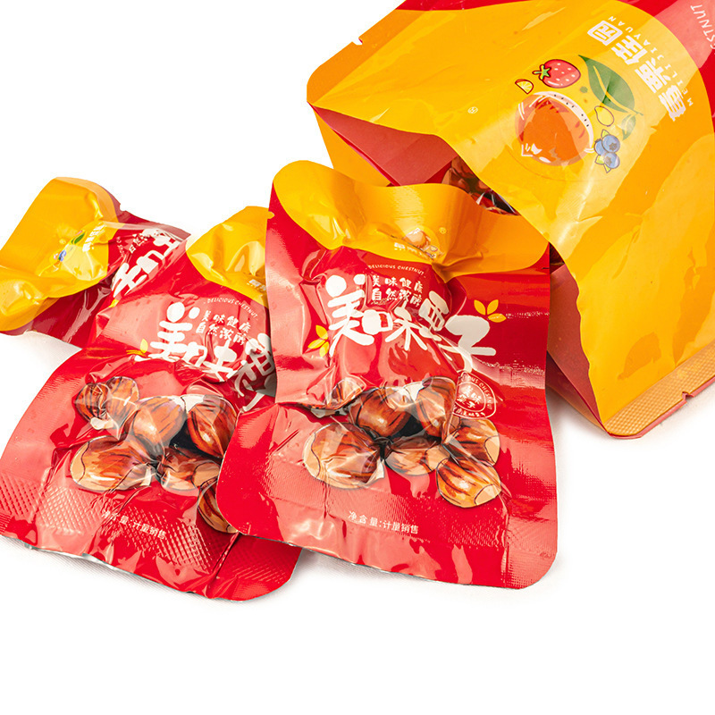 Dantont Chestnuts 500g open a bag of emptiness packs.