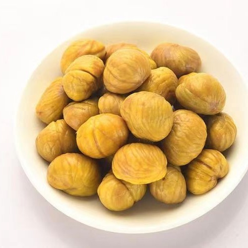 Frozen chestnuts go to the Chestnut Jell-O sauce and dry the tatters.