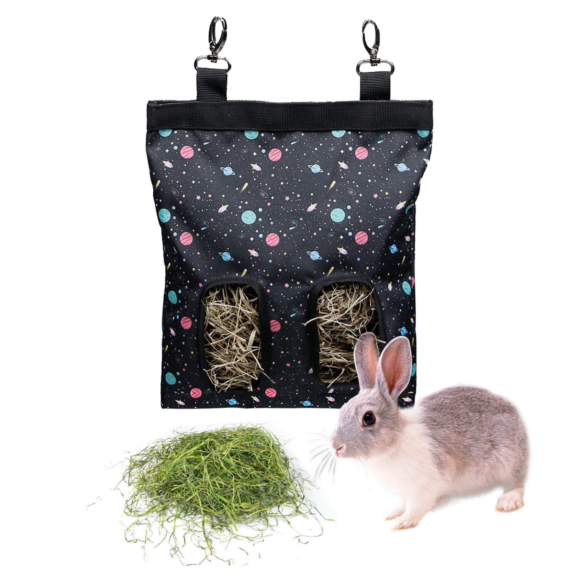 The factory distributes small pet feed bags dry-grassed dragon cat, Dutch rabbit-alonged to the Amazon